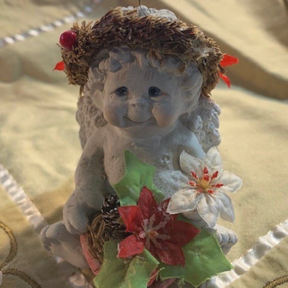 Dreamsicle Wildflower DX107 1994 Angel Cherub Figurine